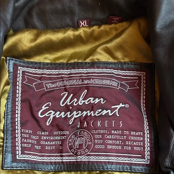 Urban Equipment Dark Brown Leather Jacket - Picture 2 of 10